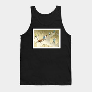 I see things when I work late. Tank Top